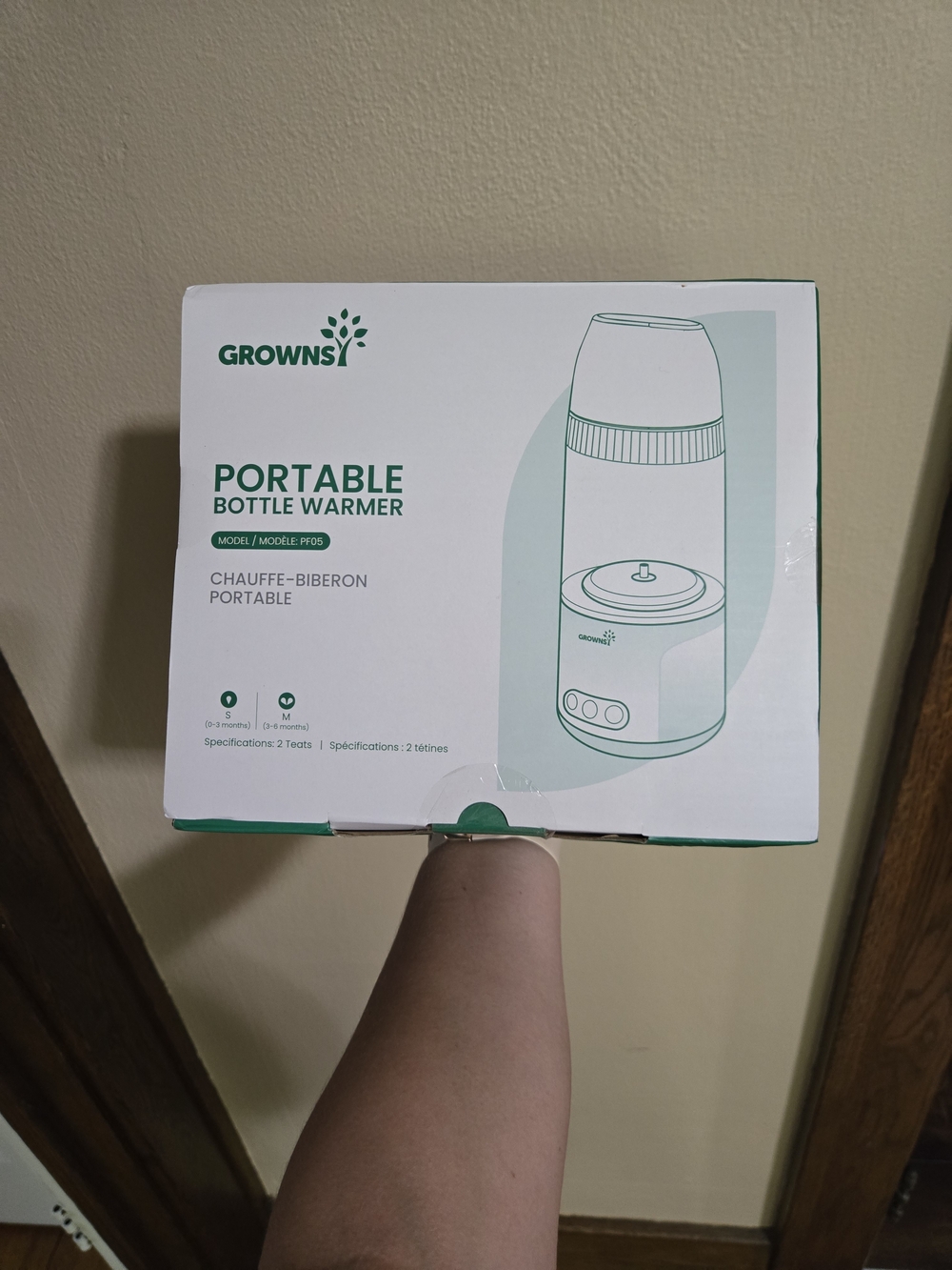 New GROWNSY Portable Bottle Warmer